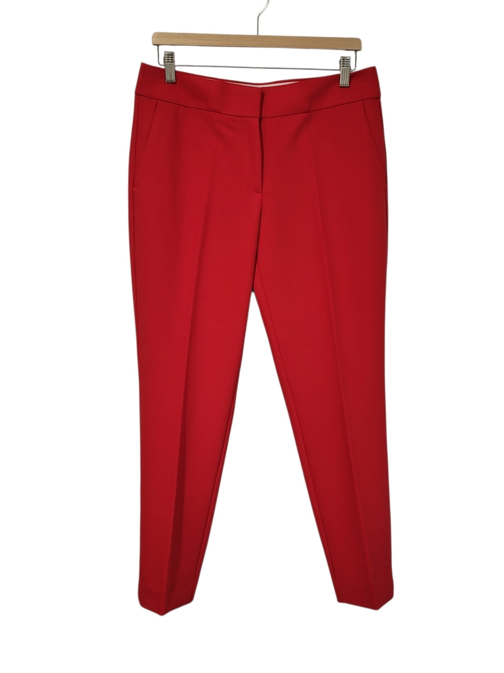ANN TAYLOR LOFT Julie Pencil Red Ankle Length Pants NWT